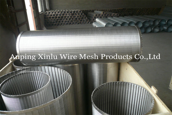 Draht-Trommelsieb-Rohr Soems V 200 Mikrometer-Schlitz 620 x 600mm mit Flang