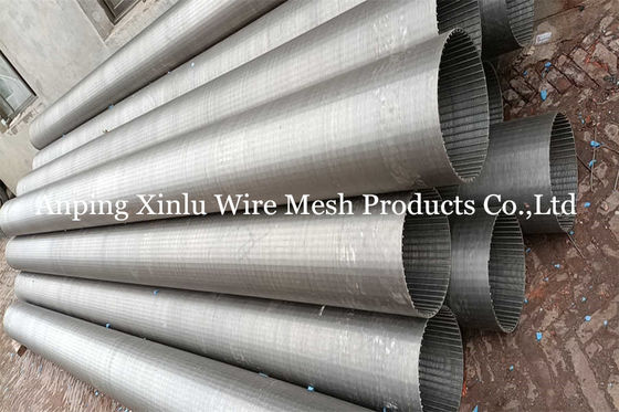 6m Länge SS ordnen 304 Vee Wire Screen Pipe Infiltration die Galerie an der Aufnahme gut
