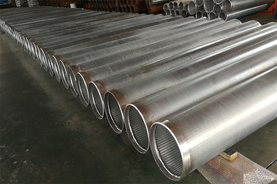 6m Länge SS ordnen 304 Vee Wire Screen Pipe Infiltration die Galerie an der Aufnahme gut