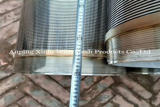 219mm Johnson Spiral V Draht Entwässerung Brunnen Schirm Rohr keine magnetische Polierung für Grundwasserpumpe