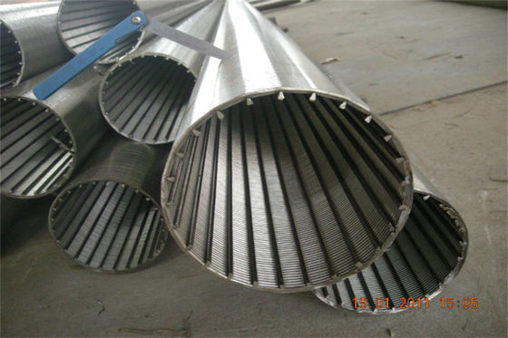 Anti-Korrosion SS304 Durchmesser 219mm Johnson Draht Wasserbrunnenschirm Rohr 80 Stangen 8 &quot;Spiraldraht Spülrohr