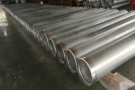Kohlenstoffarmer galvanisierter StahlJohnson Screen Pipe Large Diameter 6-16“