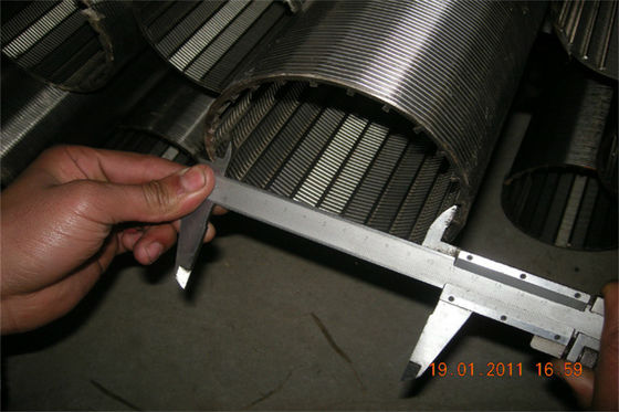 Aisi 304 austauschbares Filterelement Identifikation 116 Johnson Wire Screen Without Coating