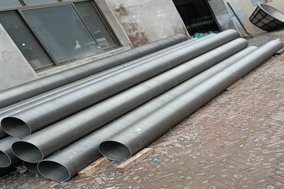 Größe des Keil-Draht-Öl-Brunnenfilter-API 20 mit Johnson Screen Pipe AISI 316L