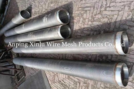 9-5/8“ SS galvanisiertes Keil-Draht-Filterrohr-Verpackungs-Johnson Wire Screen Water Filter-Rohr