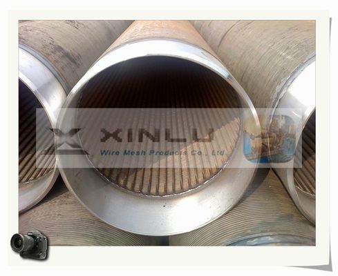 Kohlenstoffarmes Vee Wire Galvanized Dewatering Screen-Rohr 6-5/8“ lange 5.8m