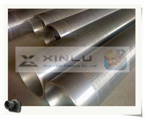 Kohlenstoffarmes Vee Wire Galvanized Dewatering Screen-Rohr 6-5/8“ lange 5.8m