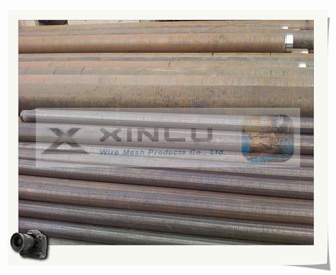 Kohlenstoffarmes Vee Wire Galvanized Dewatering Screen-Rohr 6-5/8“ lange 5.8m