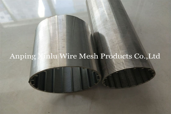 Rohr des Filter-DN200 des Schlitz-35-100 Mesh Johnson Type Vee Wire Screen