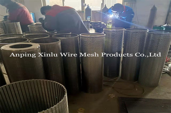 250mm 15 Mesh Stainless Steel Johnson Wire Verpackungs-Sieb-Rohr-Schirm-Verbindungs-Flansch