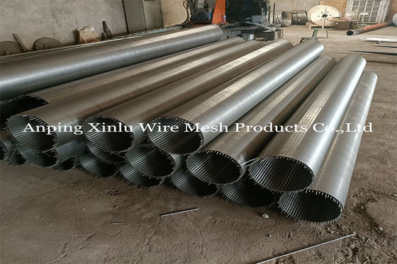250mm 15 Mesh Stainless Steel Johnson Wire Verpackungs-Sieb-Rohr-Schirm-Verbindungs-Flansch