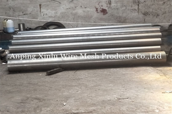 304 Johnson 200 mm Durchmesser Edelstahl Kontinuierliche Schlittschirme für tiefe Rohrbrunnen