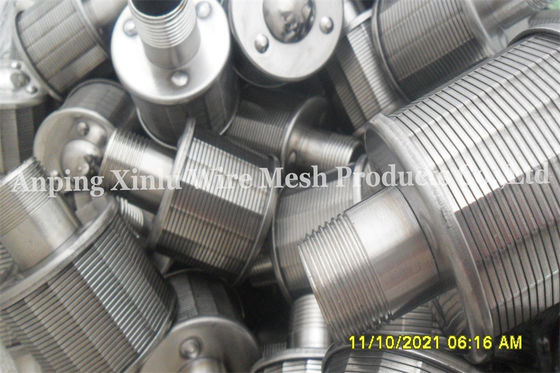 Edelstahl-Johnson Wedge Wire Water Screen-Düse für Sandfilter
