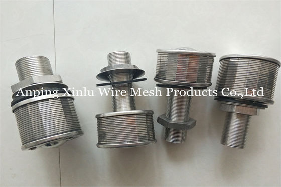 Edelstahl-Johnson Wedge Wire Water Screen-Düse für Sandfilter