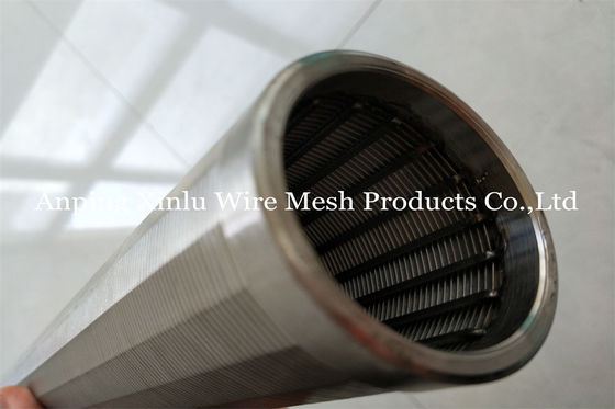 Johnson Type Wedge Wire Stainless-Stahlfiltersieb-Element-zylinderförmiger Schirm