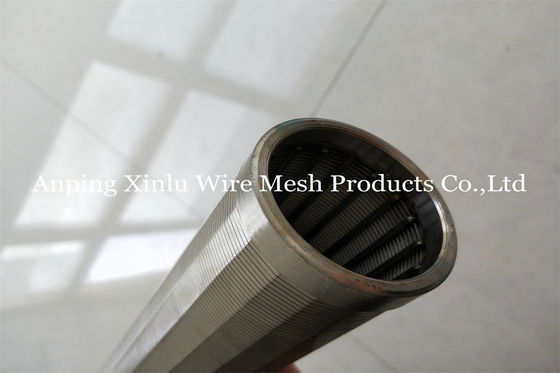 75mm Johnson Vee Wire Wrapped Continuous Slotted Filterrohr-Pumpen-Filter