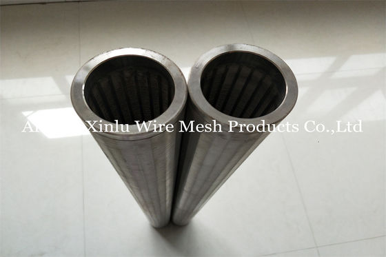 75mm Johnson Vee Wire Wrapped Continuous Slotted Filterrohr-Pumpen-Filter
