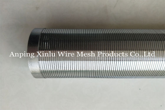 75mm Johnson Vee Wire Wrapped Continuous Slotted Filterrohr-Pumpen-Filter