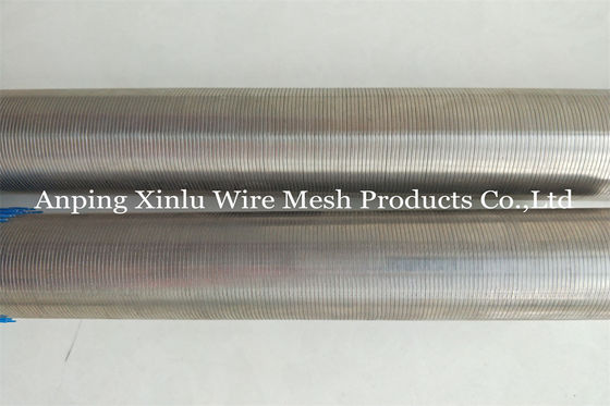 Johnson Vee Wire Continuous Slotted Casing-Rohr-Wasser-Brunnenfilter-Rohr des Bewegungsfilter-95