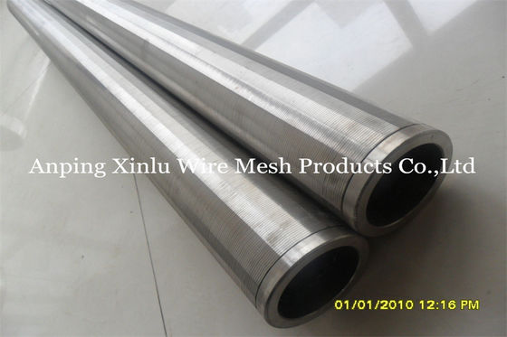 Johnson Vee Wire Continuous Slotted Casing-Rohr-Wasser-Brunnenfilter-Rohr des Bewegungsfilter-95