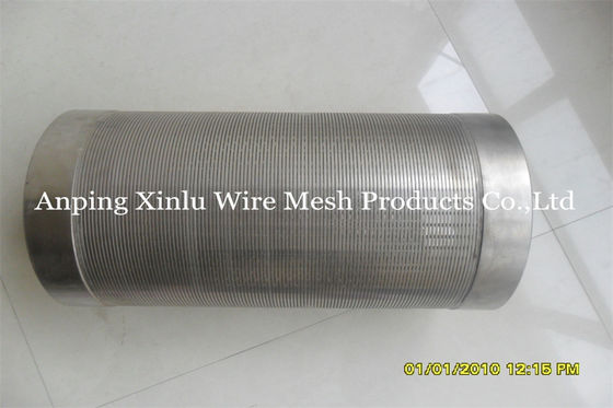 8 5/8&quot; wässern gut ununterbrochenes keilförmiges Metallmaterial des Schlitz-Schirm-V