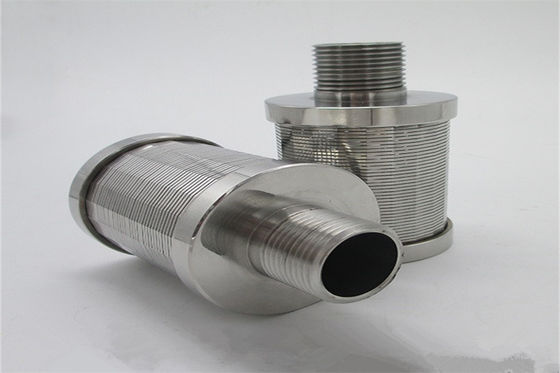 Hastelloy 0.25mm ununterbrochener Wasser-Siebfilter der Schlitz-Sandfilter-Düsen-FOTI
