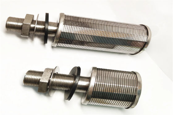 Ununterbrochene Wasser-Schirm-Düse Hastelloy 0.25mm des Schlitz-Profil-Draht-53mm