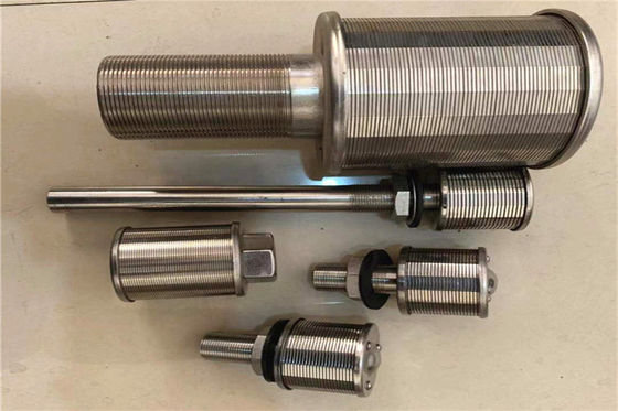 Hastelloy 0.25mm ununterbrochener Wasser-Siebfilter der Schlitz-Sandfilter-Düsen-FOTI