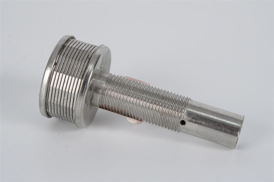 Lange Handzurückhalten-Schirm-Düsen-Edelstahl-Filter-Düse mit Schlitz 0.25mm