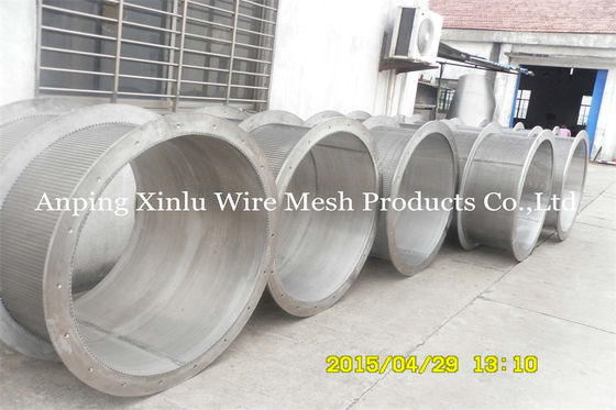 Schweißender Ring Johnson Wedge Wire Screen Pipe mit Punkt-schweißender Technik