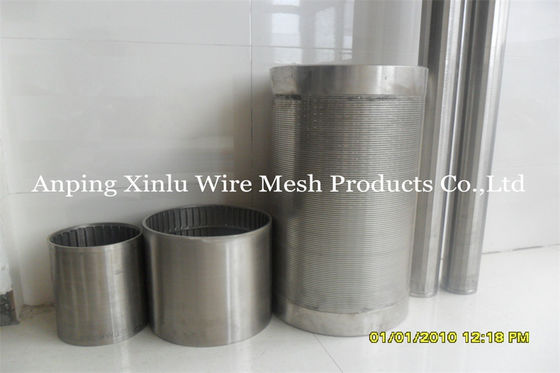 Schweißender Ring Johnson Wedge Wire Screen Pipe mit Punkt-schweißender Technik