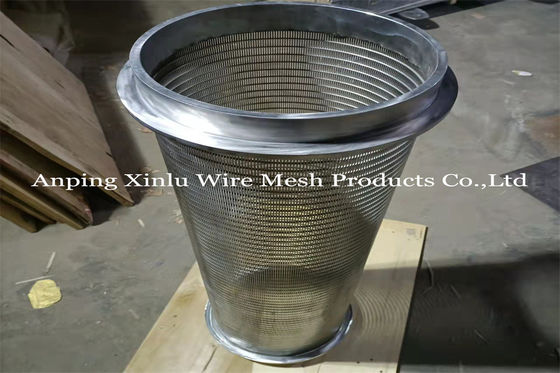 Schweißender Ring Johnson Wedge Wire Screen Pipe mit Punkt-schweißender Technik