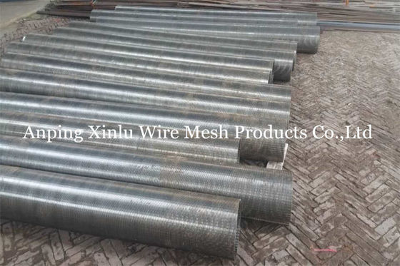 6-5/8“ ununterbrochene Schlitz-Wasser-Brunnen-Vee Wire Screen Polishing For-Sand-Steuerung