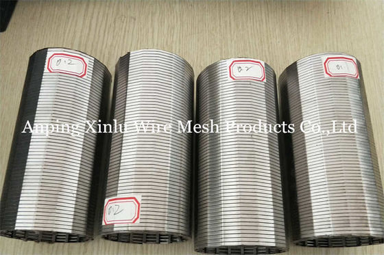6-5/8“ ununterbrochene Schlitz-Wasser-Brunnen-Vee Wire Screen Polishing For-Sand-Steuerung