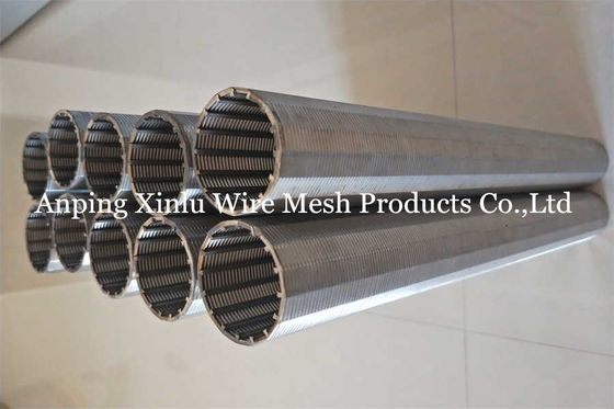 6-5/8“ ununterbrochene Schlitz-Wasser-Brunnen-Vee Wire Screen Polishing For-Sand-Steuerung