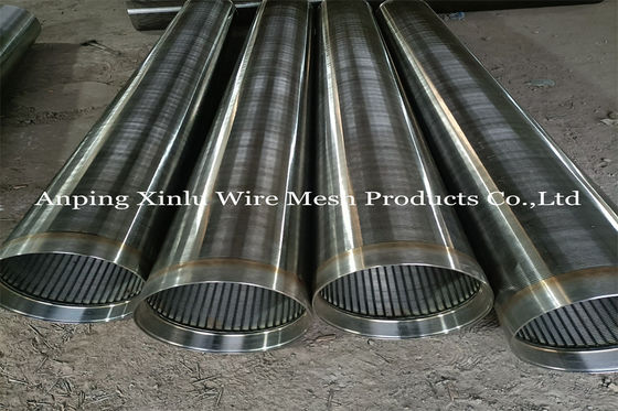 Kerben Sie 30 tiefen Rohr-Brunnen Edelstahl-Johnson Water Wire Screen Fors 200m