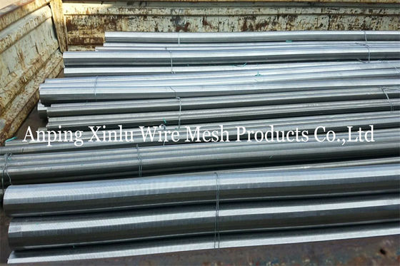 Johnson Type Wedge Wire Screen-Rohr-ununterbrochener Schlitz-Durchmesser 125mm